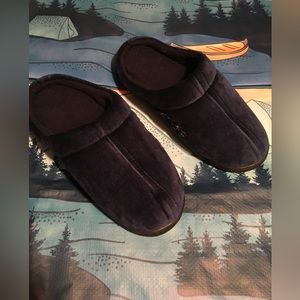 Mens Blue memory soft SlIPPERS
